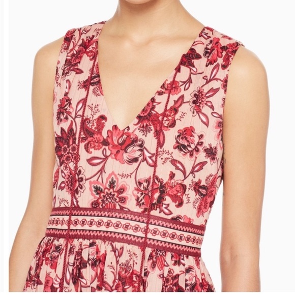 Kate Spade Paisley in Bloom Dress Conch Shell Size 0 - Picture 11 of 14